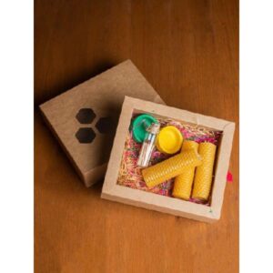Uttarakhand Medium Hand- Rolled Candle Gift Box