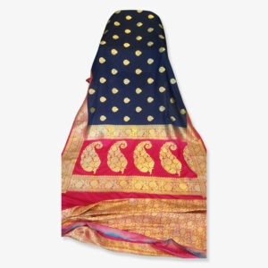 Banarasi Semi Georgette Silk Saree – Multi Color