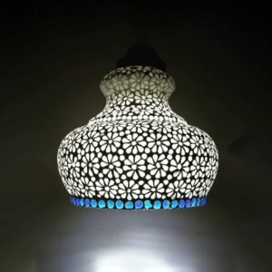 Blue Pottery Mosiac Gorkha Ceiling Lamp