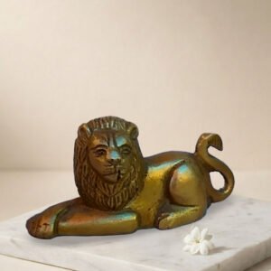Moradabad Metal Craft Brass Lion Figurine