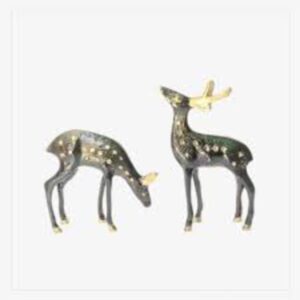 Moradabad Brass – Bankura Set Statue