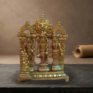 Moradabad Metal Craft Brass Lord Ram Darbar Set