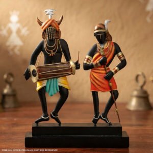 BASTAR IRON CRAFT DANCING MARIA MARIN FIGURINE HANDCRAFTED