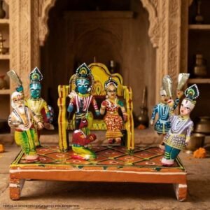 Banarasi wooden Ram Darbar