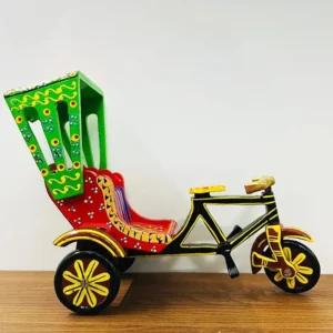 Rickshaw-Handpainted Wooden Toy-Multi Color