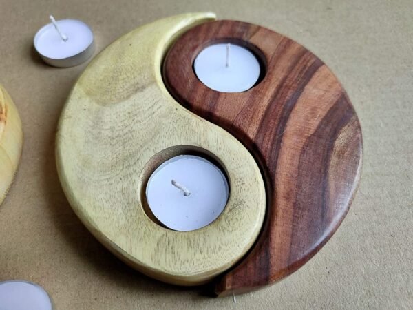 Yin-Yang T-Light Holder