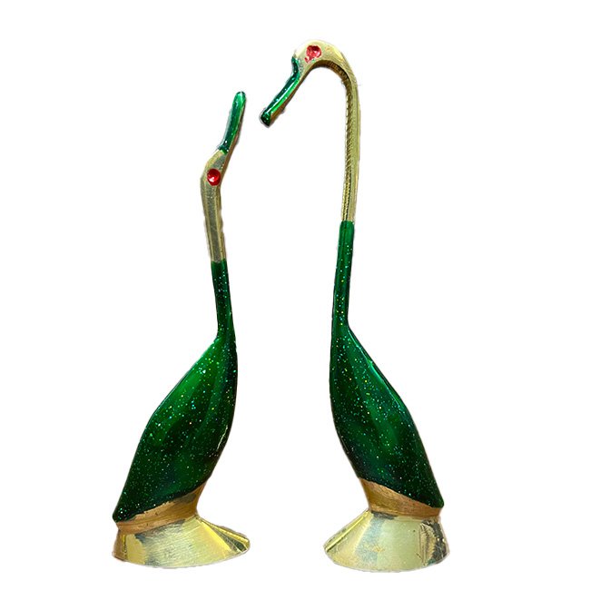 Brass Love Bird Saras Pair Showpiece