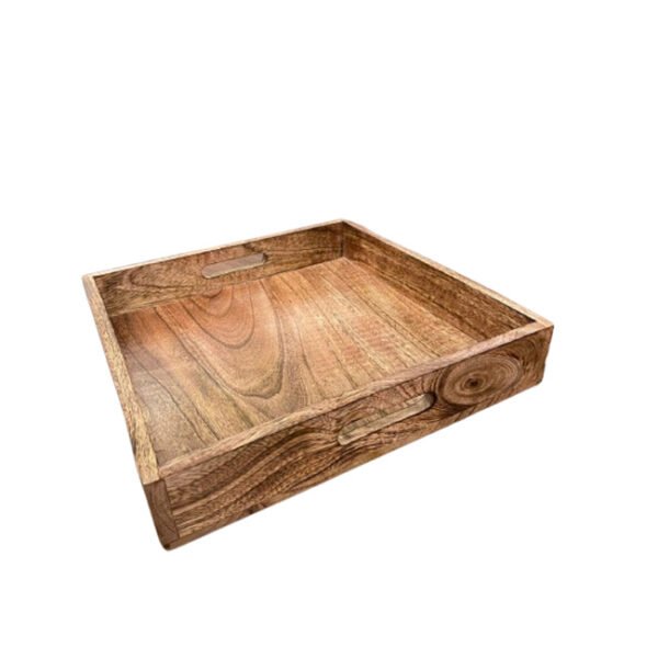 Square Wooden Serving Tray