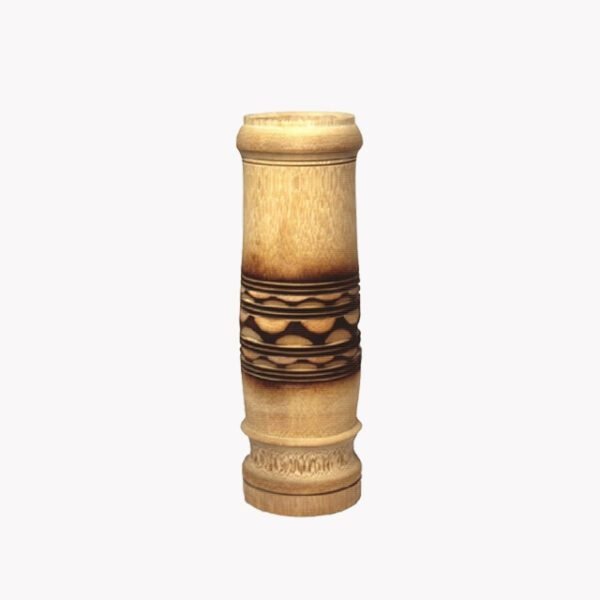 Tripura Bamboo Brown & Natural Turing Flower Vase