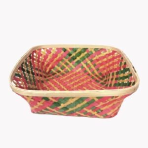 Tripura Bamboo Square Basket