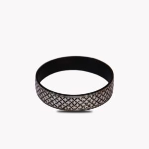 Bidriware Silver Inlay Bangle Phuljhadi Work For Women