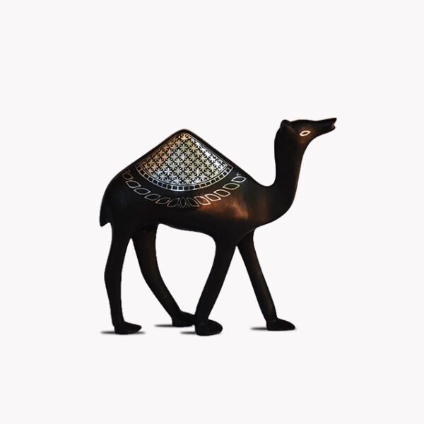 Bidriware Silver Inlay Camel Phuljhadi Work