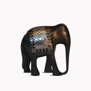 Bidriware Silver Inlay Elephant