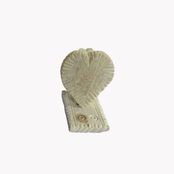 Gaura Stone Heart Shape Paper Weight 5 inch