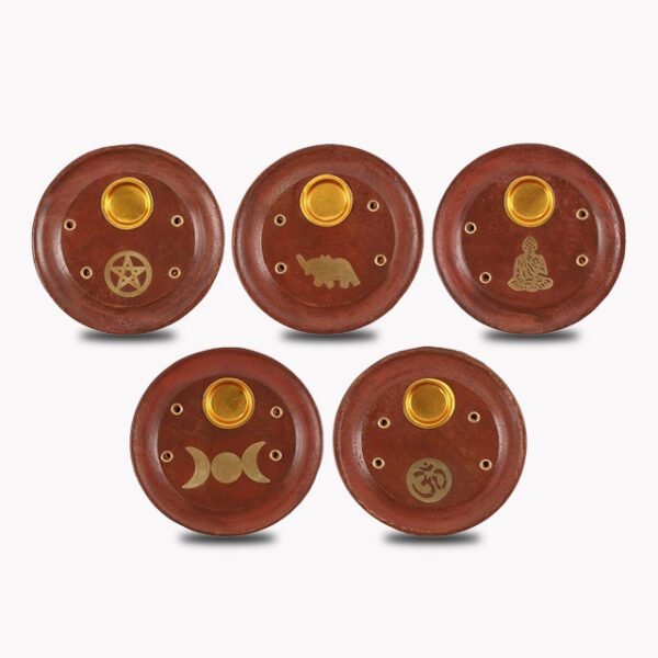 Wooden Cone, Stick Incense Round Holder