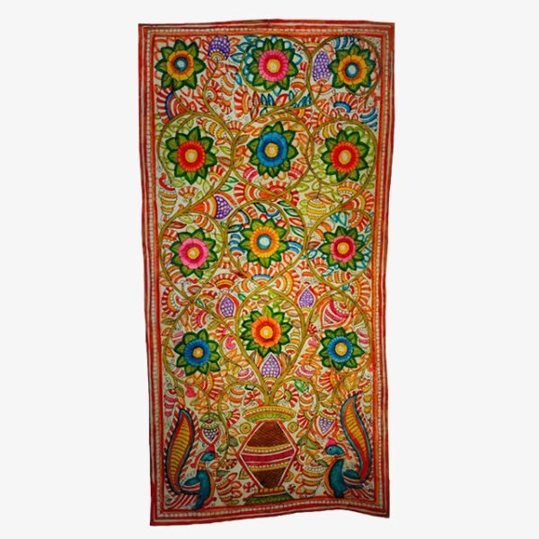 Andhra Pradesh Leather Puppetry Flower's Painting