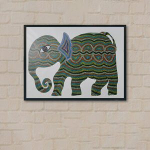 Pithora Painting Beautiful Elephant