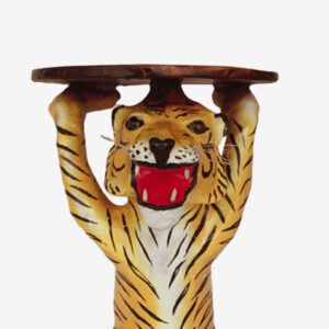 Indore Leather Craft Tiger Table