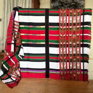 Mizo Archival Puanchei Handwoven with Disul Pattern