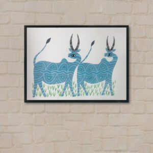 Pithora Painting Beautiful OX