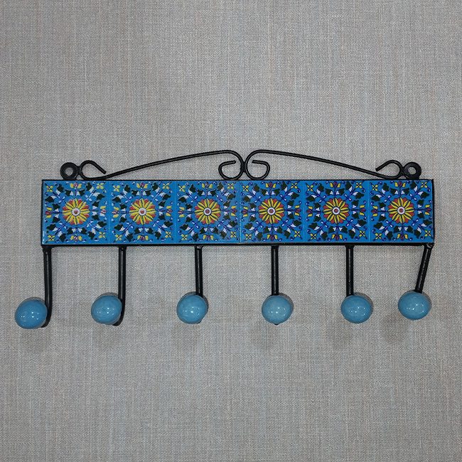 Blue Pottery of Jaipur Blue Hanger