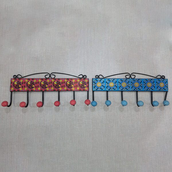 Blue Pottery of Jaipur Hangers Set of 2