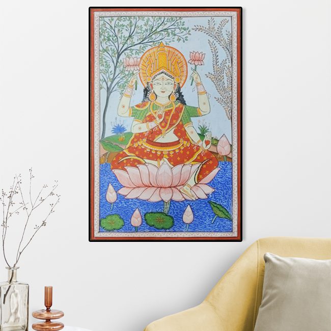 Orissa Pattachitra Painting of Lakshmi Ji