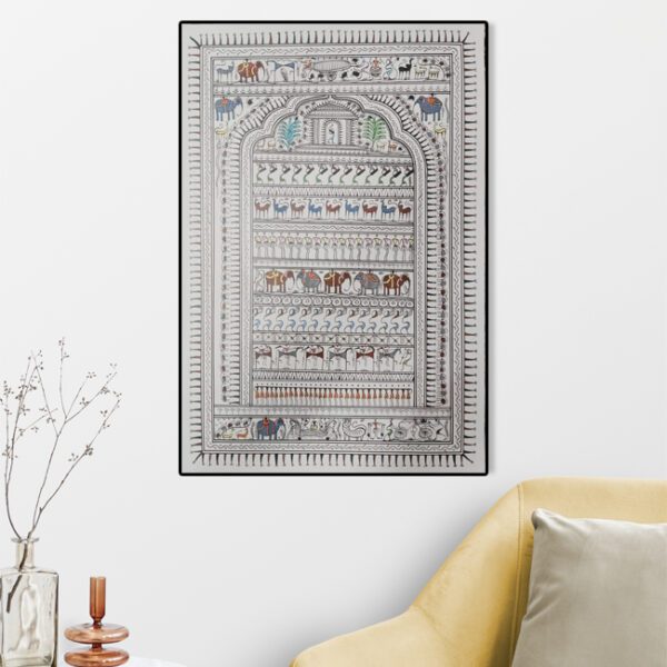 Orissa Pattachitra Painting of Soura Tribal Style