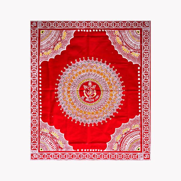 Uttarakhand Aipan Shri Ganesha Pith Art