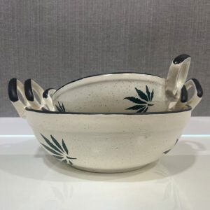 Khurja Pottery Kadhai Set of 3 with Handles