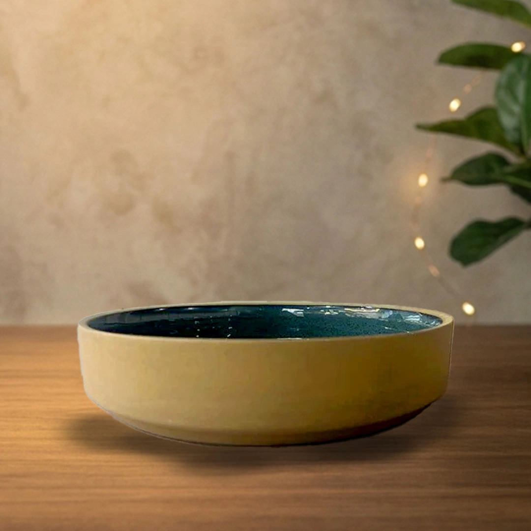 Khurja Pottery Serving Bowl Set of 2