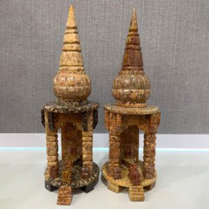 Mahoba Gaura Patthar Temple 11 Inch Set of 2