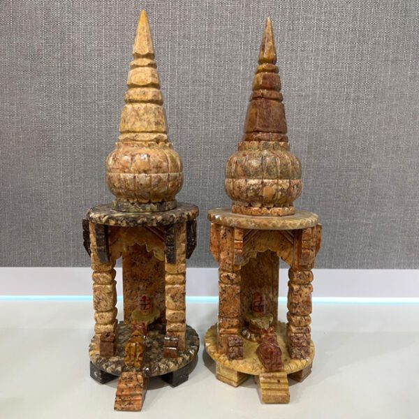 Mahoba Gaura Patthar Temple 11 Inch Set of 2