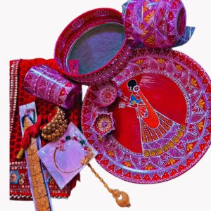 Uttarakhan Aipan Art Karwa Chauth Set