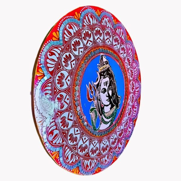 Uttarakhan Aipan Art Shiv Ji Wall Hanging