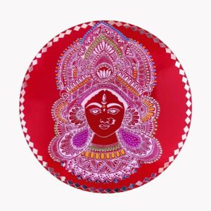 Uttarakhand Aipan Art Durga Maa Wall Hanging