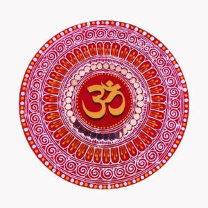 Uttarakhand Aipan Art OM Design Wall Hanging