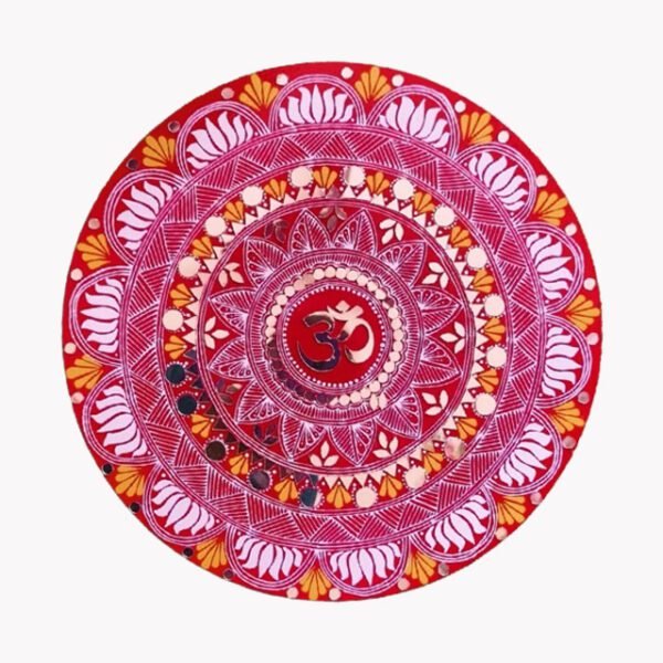 Uttarakhand Aipan Art OM Wall Hanging
