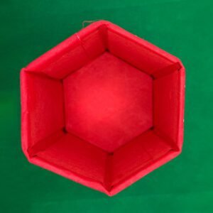 Uttarakhand Aipan Handmade Hexagon Pen Stand