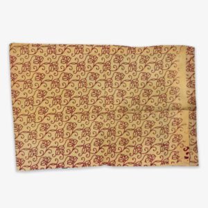 Pilkhuwa Hand Block Print Floral Design Bedsheet with 2 Pillow Covers
