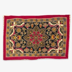Pilkhuwa Hand Block Print Floral Design Bedsheet with 2 Pillow Covers - Image 4