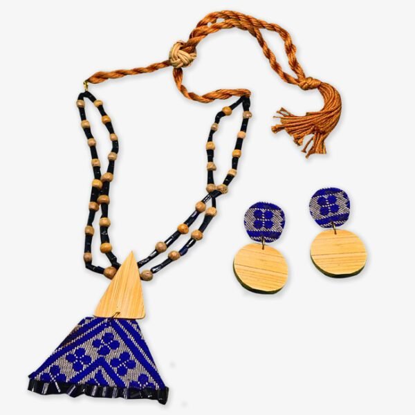 Arunachal Pradesh Wancho Beads Craft Natural Wood Beads Necklace Set