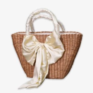 Assam Pani Mateka Craft Ribbon Bow Design HandBag