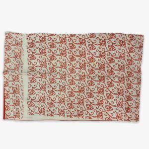 Pilkhuwa Hand Block Print Textile Graceful Peacock and Floral Design Bedsheet with 2 Pillow Covers