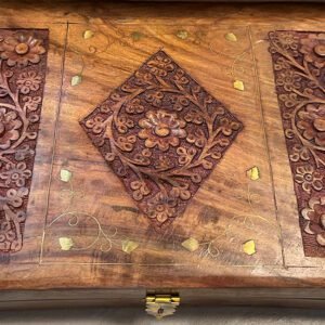 Saharanpur Wood Craft Jewellery Box - Image 3