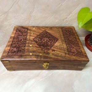 Saharanpur Wood Craft Jewellery Box