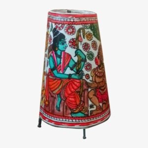 Andhra Pradesh Leather Puppetry Ram Ji and Hanuman ji Lampshade
