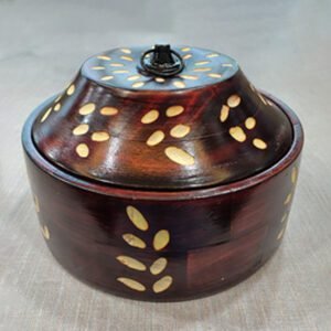 Saharanpur Wooden Chapati Box-Casserole