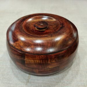 Saharanpur Wooden Roti Box-Casserole