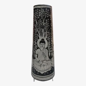 Andhra Pradesh Leather Puppetry Buddha Lampshade